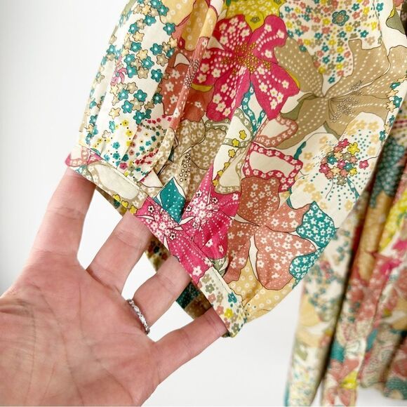 Alicia Bell Collection Colorful Boho Tunic Top Sz 4 - Picture 3 of 9